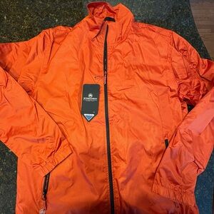 NWT Men's Stormtech Orange Windbreaker Jacket